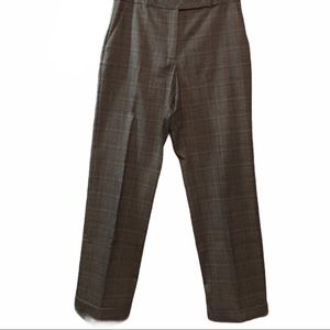 PANTS EVAN PICONE STRETCH CUFFED TROUSERS PLAID 8
